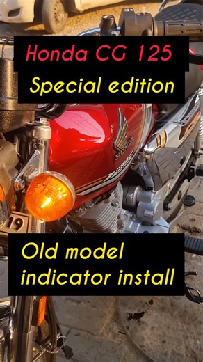 antique integrator install honda CG 125 special edition #shorts #shortsfeed #viral #foryou #trending
