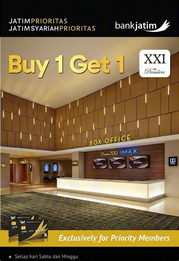 Promo Buy 1 Get 1 Free di XXI The Premier