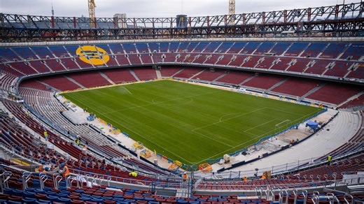 El nuevo Camp Nou cambia el diseño original de sus gradas y oculta dos símbolos del club
