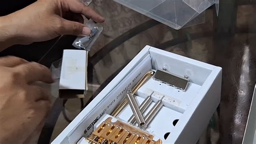 谁能拒绝一套Gotoh 510TS电吉他琴桥呢