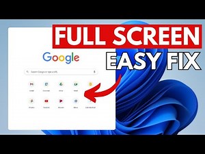 [FIXED] Chrome Full Screen Not Working Windows 10/11