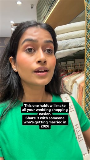 Manisha & Kartavya on Instagram: "Wedding shopping is exciting, emotional, and honestly… a little overwhelming. One small thing that really helps — always carry swatches of whatever you’ve already purchased. Whether it’s your lehenga, sherwani, dupatta, blouse fabric, or even jewellery tones — having swatches with you makes styling, fittings, alterations, and last-minute decisions so much smoother. It helps you: • match colours correctly • avoid clashes in tones and embroidery • communicate clea