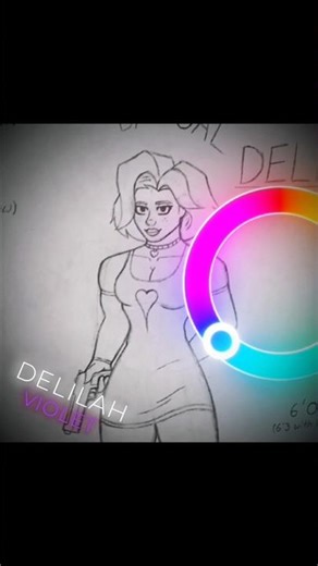 Character color wheel edit🔥🫡(sorry for not posting much lately lol) #hellfirecomics #random_gabe