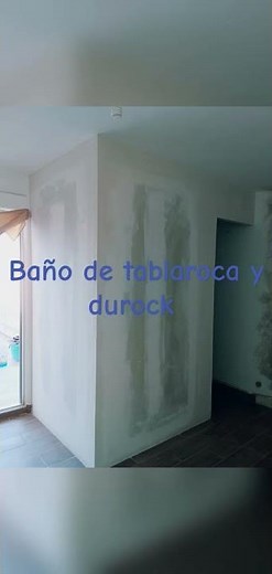 Como hacer pared para baño durock tablaroca