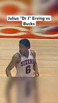 Julius “Dr J” Erving vs Bucks in 1981 #nba #basketball #sports #juliuserving #shorts