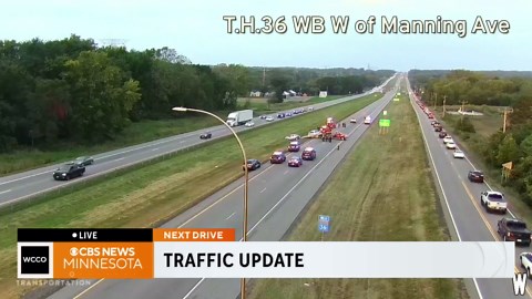 Serious crash closes Highway 36 WB in Lake Elmo