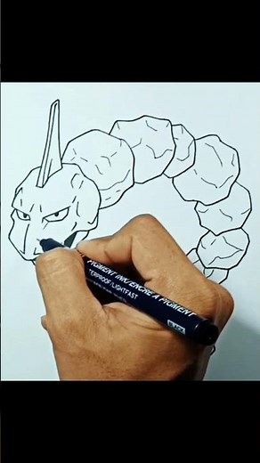 How to draw Onix Pokemon #short