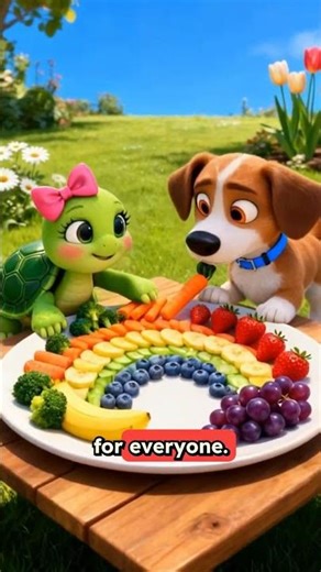 🍎 The Rainbow Snack — PawPop Club (Milo, Buddy & Tilly)