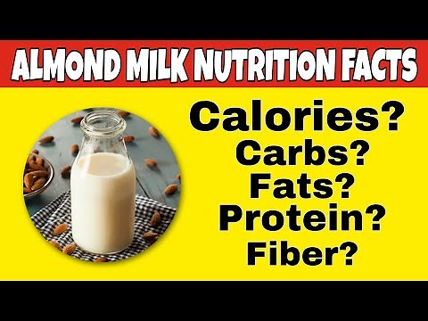 ✅ Nutrition Facts of Almond Milk || Health Benefits of Almond Milk