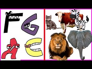 Alphabet lore but animals sounds (A-Z) animal world