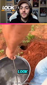 31K views · 207 reactions | This man is pouring water into a hole, but why #trendingreels #viralreels #reelsusa #trending #usa #fyp #foryou #experiment #funny #discovery #america #usareels #trend #Amazing | Look Media | Facebook