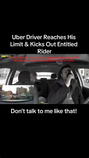 Uber Driver Reaches His Limit & Kicks Out Entitled Rider #fyp #foryou #foryoupage #uber #taxi #uberride #uberdriver #taxidriver #dashca | Sparrkers
