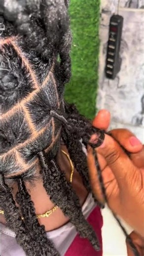 butterfly locs tutorial #braids #shortvideo #hairstyles #butterflylocs