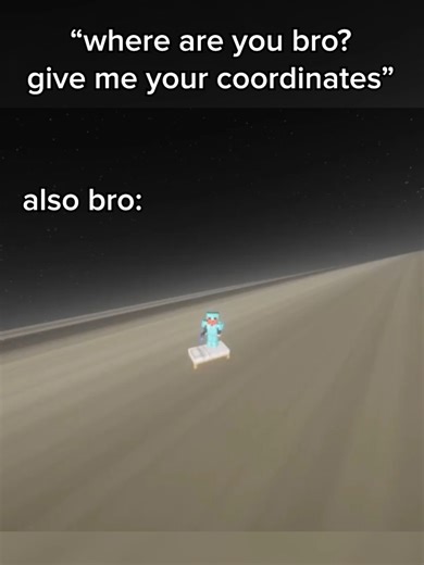 the situation bro gets himself into when he goes exploring... #gaming #gamingontikok #minecraft #minecraftmemes #minecraftserver #minecraftmod #gamingmemes