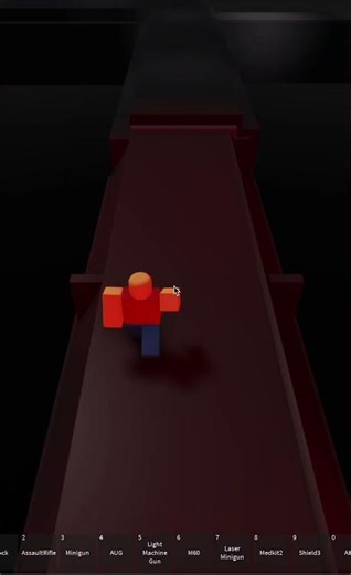 I escaped the map in a random scp game #entertainment #roblox #peak