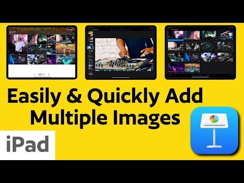 Quickly Add Multiple Images to Keynote on iPad