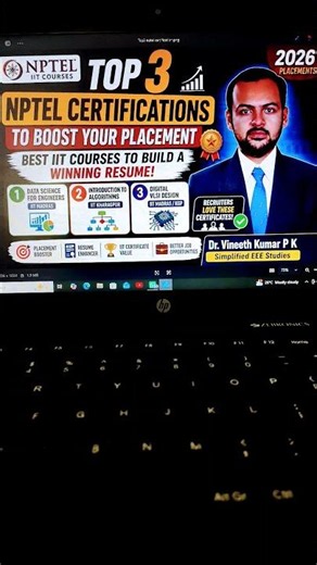 Top three placement oriented NPTEL course 2026 |NPTEL 2026 latest job oriented course