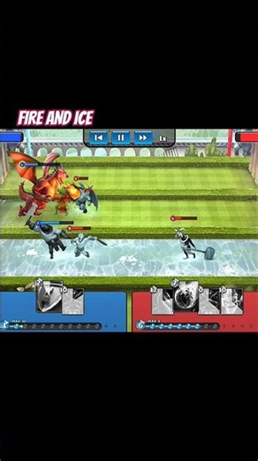 #castle crush fire and ice mode gameplay