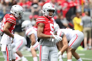 Garrett Wilson expectations soaring after first camp at Ohio State
