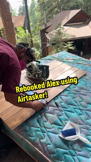 Task complete! Now what flooring should I have him install? @Airtasker #fixerupper #homerenovation #flooring #terrazzo #airtasker