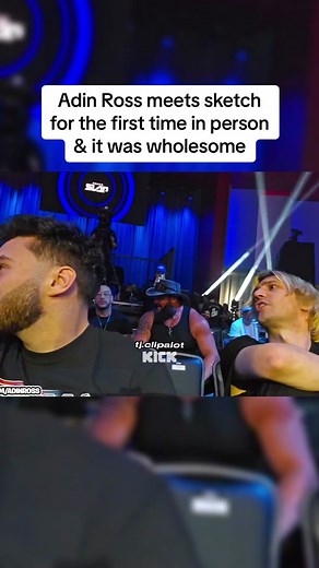 Adin Ross meets sketch for the first time in person & it was wholesome #adinrossclips