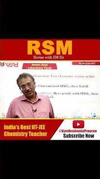 Xanthoproteic Test Explained🧪 | Amino Acid Laboratory Test | Revise with SM Sir 🔥⚡️#shorts