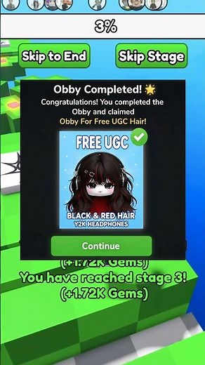 FREE UGC LIMITED - How To Get This FREE Roblox Item Fast! (Black&Red Hair w/ Y2k)