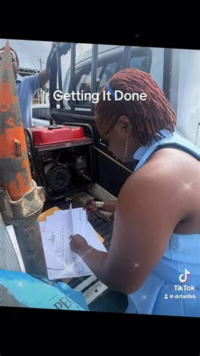 Dr. Faith B. on Instagram: "📂✍🏽 In the middle of nominations… Still stopping to sign files for my division. Because service doesn’t pause. The work never ends — and that’s okay. Tobago is we. 💙⚓️"