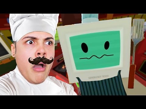 HOW TO COOK FOOD IN VIRTUAL REALITY 🍔🍗🍟 !!! - Gourmet Chef (Job Simulator HTC VIVE)