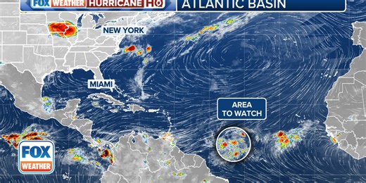 Atlantic tropical disturbance being watched in Main Development Region this week