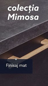 Bucătăriile care se bazează pe designul colecției MIMOSA se...