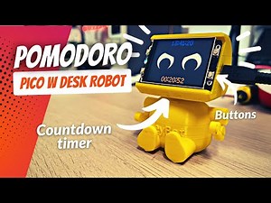 Build your own Cute Pomodoro Desk Robot - HeyBot!