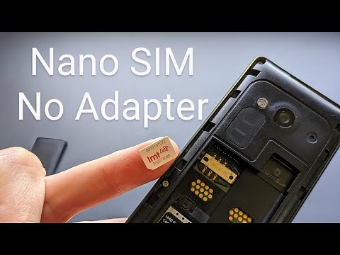 Insert Nano SIM Card in Nokia Button Phones - 216, 230, 2760 ,8110 ,5710 ,6300 ,113, 222 , 230 ,130