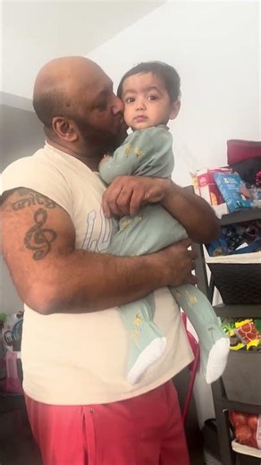 Dominic dancing with daddy.