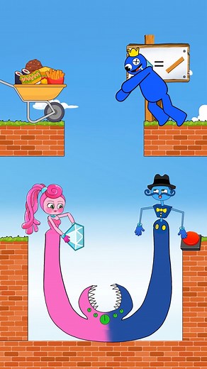 How to cross the bridge #cartoon #foryou #animation #funny | Gaming Alien