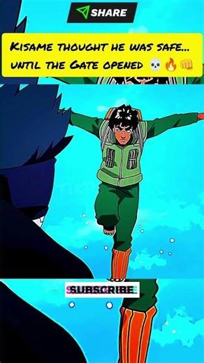 KISAME WAS ACTUALLY TERRIFIED! 💀🔥 | Might Guy’s 6th Gate Power | #shorts