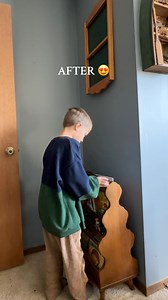 AND THIS IS WHY I THRIFT😍 do you like it better before or after? #thrifted #thrifting #thriftstorefinds #thriftedhome #thriftingcommunity #vintage #vintagefurniture | Skye Hitchcock