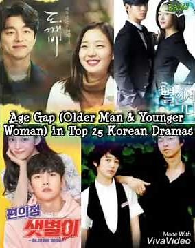 Age Gap (Older Man & Younger Woman) in Top 25 Korean Dramas...