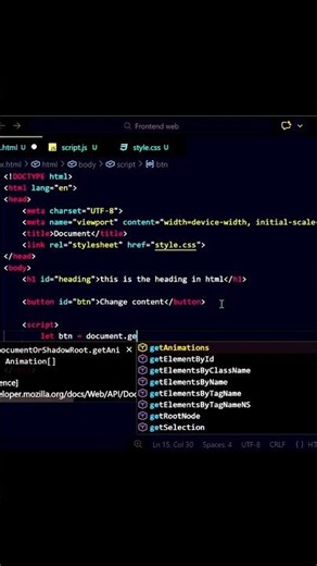 This 1 Line of JavaScript Can Change Your Whole Website 😱 #shorts #youtubeshorts