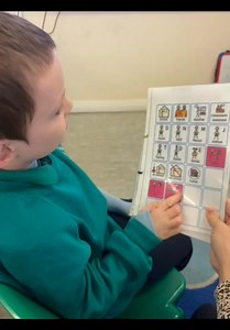P3B communicating with confidence using AAC! #AACaware25 #ASC | Ardnashee School and College
