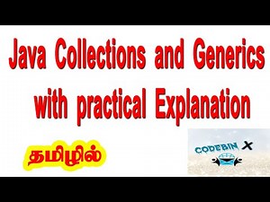 Java collections and generics in tamil|Java collections and generics for beginners in tamil|CodebinX