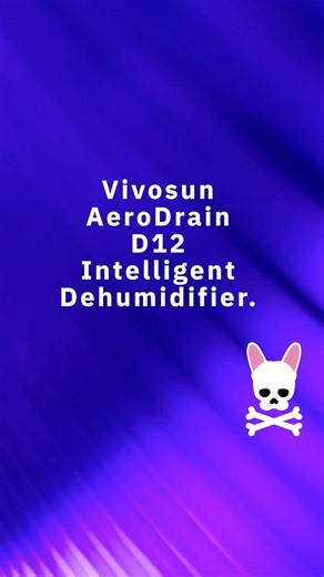 Vivosun - AeroDrain D12 Intelligent Environmental Dehumidifier