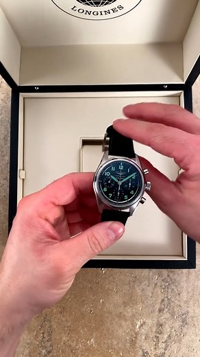 5.6K views · 52 reactions | Why Titanium Unboxing The Longines Spirit Chronograph Pioneer Edition #Longines #Unboxing #LuxuryWatches | Luxury Watches | Facebook