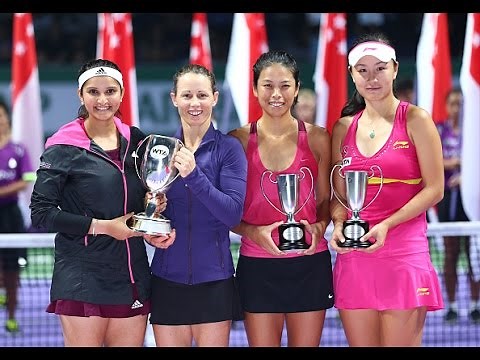Cara Black/Sania Mirza vs Peng Shuai/Su-Wei Hsieh Doubles Final Highlights | 2014 WTA Finals
