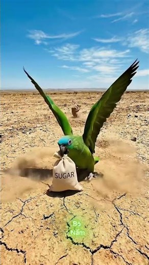Chú vẹt khát nước #trending #viral #tiktok