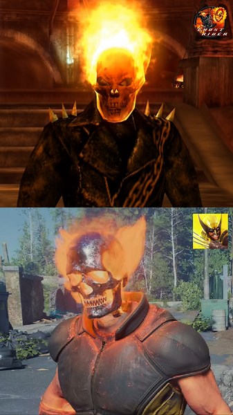 MARVEL'S WOLVERINE vs GHOST RIDER - Flaming Skull Comparison🎯