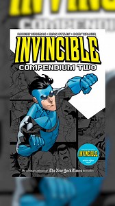 Straight out of an Art Rosenbaum fever dream, the blue suit gets the cover treatment for the latest printing of INVINCIBLE COMPENDIUM TWO. Back in stock at your local comic shop today! #NewComicBookDay #invincible20 | Skybound Entertainment