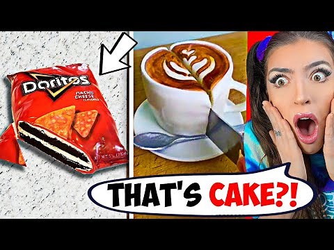 AMAZING CAKES that look like EVERYDAY OBJECTS! *Cake or FAKE CHALLENGE*