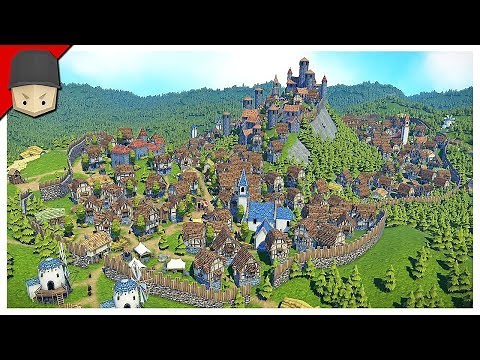 MEDIEVAL CITY 300+ POPULATION! - Foundation Gameplay (Medieval City Builder)