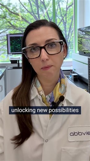 Our #scientists are working to solve one of the toughest challenges in neuroscience: delivering medicines through the #BloodBrainBarrier. Watch this one-minute video to learn how we’re using advanced #technology to unlock new possibilities for patients with complex neurological disorders. [Video description: An AbbVie scientist in the lab explains how blood-brain barrier shuttles work. On-screen text reads, “One Minute Thesis, Blood-Brain Barrier Shuttles.”] | AbbVie Careers